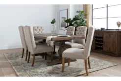 Caden 84" Dining With Biltmore Chair Set For 6 6 Caden 84" Dining With Biltmore Chair Set For 6 -Home Furniture 250458 natural wood dining set room 34