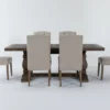 Caden 84" Dining With Biltmore Chair Set For 6