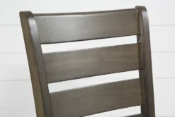 Ashford II Dining Side Chair -Home Furniture 251020 grey wood dining chair detail 03