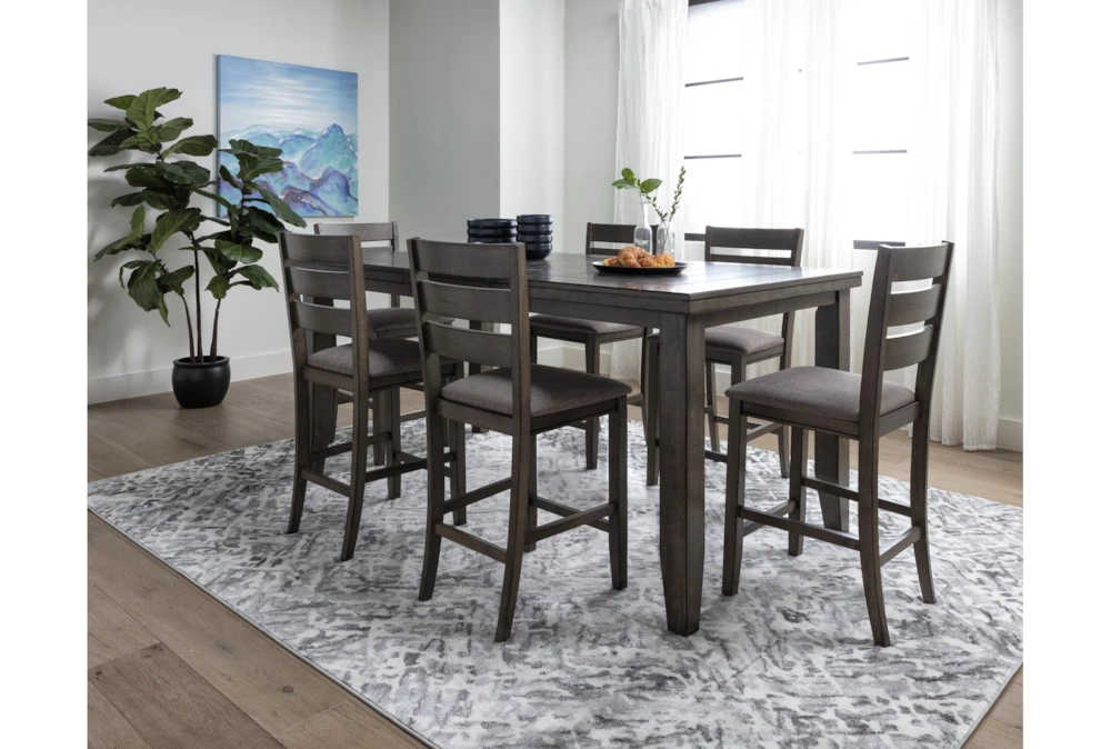 Ashford II 60-78" Extension Counter With Stool Set For 6 4 Ashford II 60-78" Extension Counter With Stool Set For 6 - Image 4