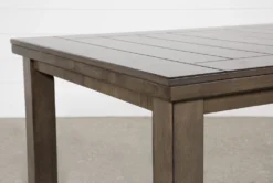 Ashford II 60-78" Extension Counter Table -Home Furniture 251030 grey wood counter height table detail 03