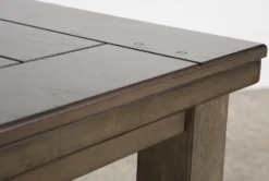 Ashford II 60-78" Extension Counter Table -Home Furniture 251030 grey wood counter height table detail 04 1