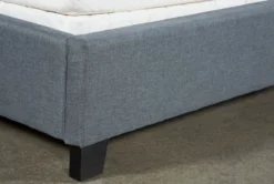 Farrah II Grey Queen Upholstered Panel Bed -Home Furniture 251653 grey composite bed detail 04