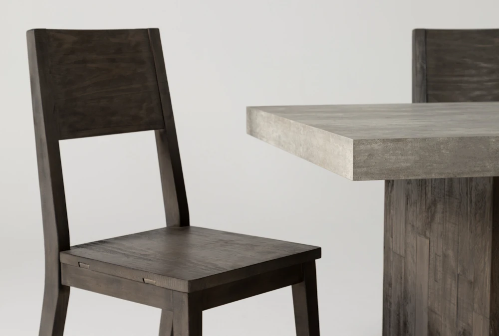 Titan 82" Dining With Bench + Side Chair Set For 6 3 Titan 82" Dining With Bench + Side Chair Set For 6 - Image 3