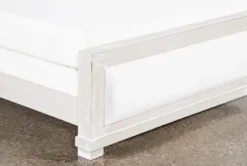 Sinclair Pebble Queen Panel 4 Piece Bedroom Set -Home Furniture 252756 natural wood bedroom set detail 03