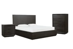 Pierce Espresso Queen Storage 3 Piece Bedroom Set