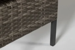 Hayes Outdoor Ottoman -Home Furniture 253554 grey wicker ottoman detail 04