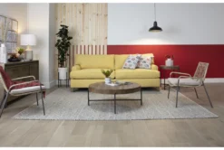 Dunkin 38" Round Coffee Table -Home Furniture 254051 brown wood coffee table room 37