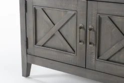 Concord 26-42" Extension Counter Table -Home Furniture 254061 grey wood counter height table detail 45