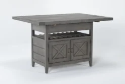 Concord 26-42" Extension Counter Table -Home Furniture 254061 grey wood counter height table side 18