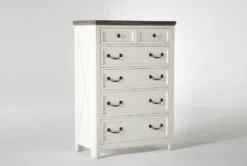 Garland Chest Of Drawers -Home Furniture 254208 v1 white wood drawer side 02
