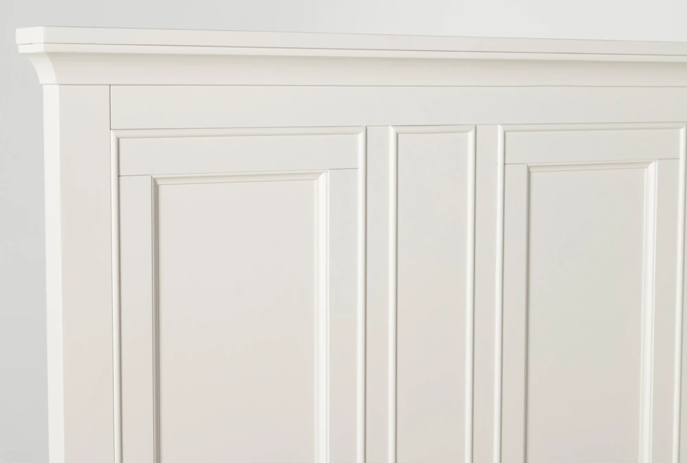 Presby White Queen Panel Bed With Storage 6 Presby White Queen Panel Bed With Storage - Image 6