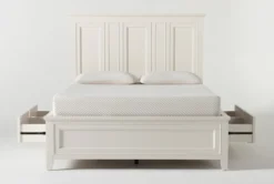 Presby White Queen Panel Bed With Storage 11 Presby White Queen Panel Bed With Storage -Home Furniture 254250 white wood bed storage 03