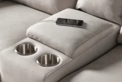 Jarrell Light Grey 71" Power Reclining Storage Console Loveseat With USB -Home Furniture 254378 v2 grey fabric console loveseat detail 05
