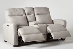 Jarrell Light Grey 71" Power Reclining Storage Console Loveseat With USB -Home Furniture 254378 v2 grey fabric console loveseat side 03