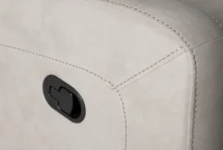 Jarrell Light Grey Manual Recliner -Home Furniture 254382 v2 grey fabric recliner detail 04