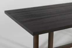 Pierce Espresso 86" Dining Table -Home Furniture 254415 black wood dining table detail 44
