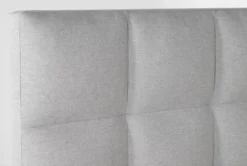 Boswell King Upholstered Panel Bed -Home Furniture 255558 grey fabric bed detail 45
