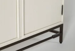 Centre 72" Buffet By Nate Berkus + Jeremiah Brent -Home Furniture 255929 white wood media console detail 44