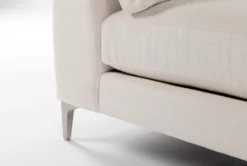 Loft II Cream 88" Daybed -Home Furniture 256353 cream fabric daybed detail 03