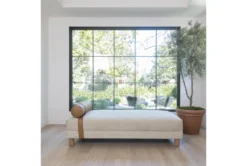 Vaughn 71" Settee By Nate Berkus + Jeremiah Brent -Home Furniture 257970 beige fabric settee room 35