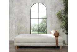 Vaughn 71" Settee By Nate Berkus + Jeremiah Brent -Home Furniture 257970 beige fabric settee room 36