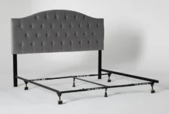 Home Furniture -Home Furniture 258388 grey fabric bed slats 03