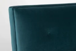 Holden IV 51" Velvet Settee -Home Furniture 260504 blue fabric settee detail 44