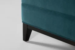 Holden IV 51" Velvet Settee -Home Furniture 260504 blue fabric settee detail 45