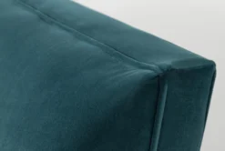 Holden IV 51" Velvet Settee -Home Furniture 260504 blue fabric settee detail 47