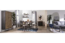 Ashbury 48" Square Counter With Stool Set For 4 14 Ashbury 48" Square Counter With Stool Set For 4 -Home Furniture 261187 grey veneer counter height set room 48