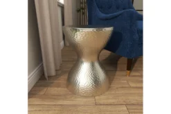 Silver 18" Metal Accent Table -Home Furniture 261301 silver metal accent table room 89
