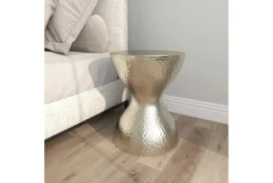 Silver 18" Metal Accent Table -Home Furniture 261301 silver metal accent table room 91