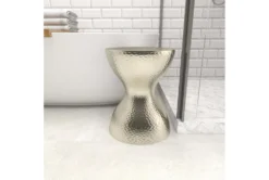 Silver 18" Metal Accent Table -Home Furniture 261301 silver metal accent table room 92