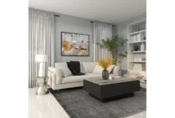 Silver 18" Metal Accent Table -Home Furniture 261301 silver metal accent table room 93