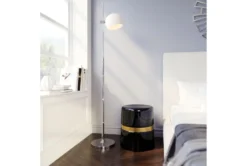 Round Gold + Black Accent Table -Home Furniture 261932 black metal accent table room 85 1