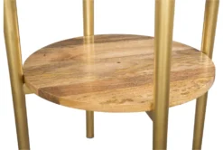 Pico End Table -Home Furniture 262519 white marble end table detail 59