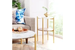 Pico End Table -Home Furniture 262519 white marble end table room 91