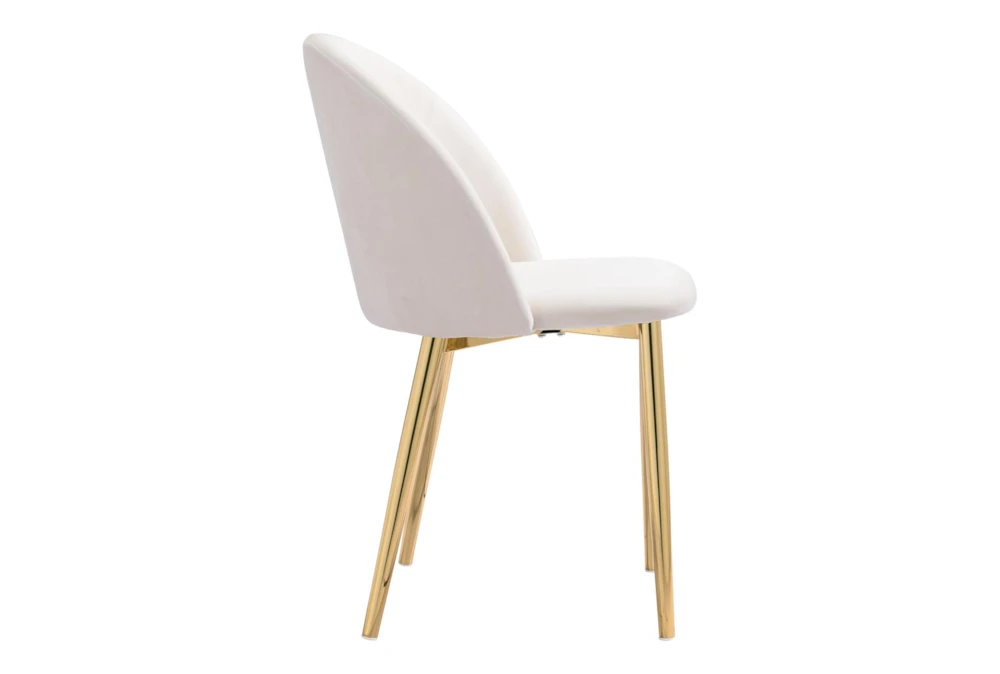 Comfy Cream Dining Side Chair Set Of 2 3 Comfy Cream Dining Side Chair Set Of 2 - Image 3