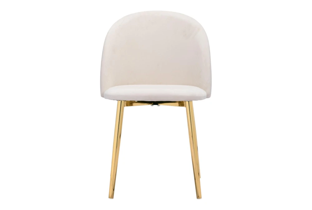 Comfy Cream Dining Side Chair Set Of 2 2 Comfy Cream Dining Side Chair Set Of 2 - Image 2