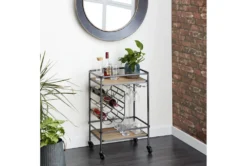 Rolling Industrial Bar Cart -Home Furniture 262760 wood room 70