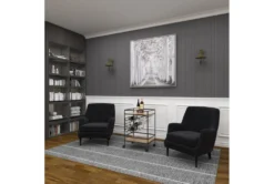 Rolling Industrial Bar Cart -Home Furniture 262760 brown wood bar cart room 86