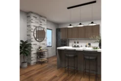 Rolling Industrial Bar Cart -Home Furniture 262760 brown wood bar cart room 94