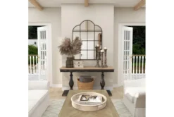 Black Traditional 59" Console Table -Home Furniture 262792 black wood sofa table room 94