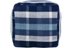 Pouf-Blue White Plaid 9 Pouf-Blue White Plaid -Home Furniture 262862 fiber detail 46