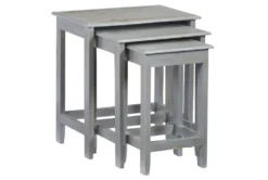 Grey Wash Set Of 3 Nestng Tables