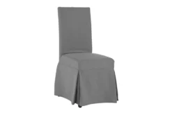 Charlotte Gray Slipcover Dining Chair
