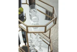 Gold Finish Bar Cart 6 Gold Finish Bar Cart -Home Furniture 266245 gold metal bar cart detail 44