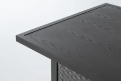 Koro 70" Outdoor Firepit Counter Table -Home Furniture 267399 grey wicker dining table detail 44