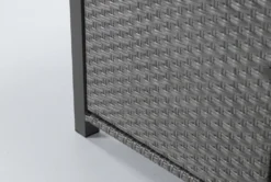 Koro 70" Outdoor Firepit Counter Table -Home Furniture 267399 grey wicker dining table detail 47